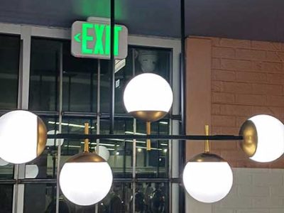 Linear Pendant Light Installation